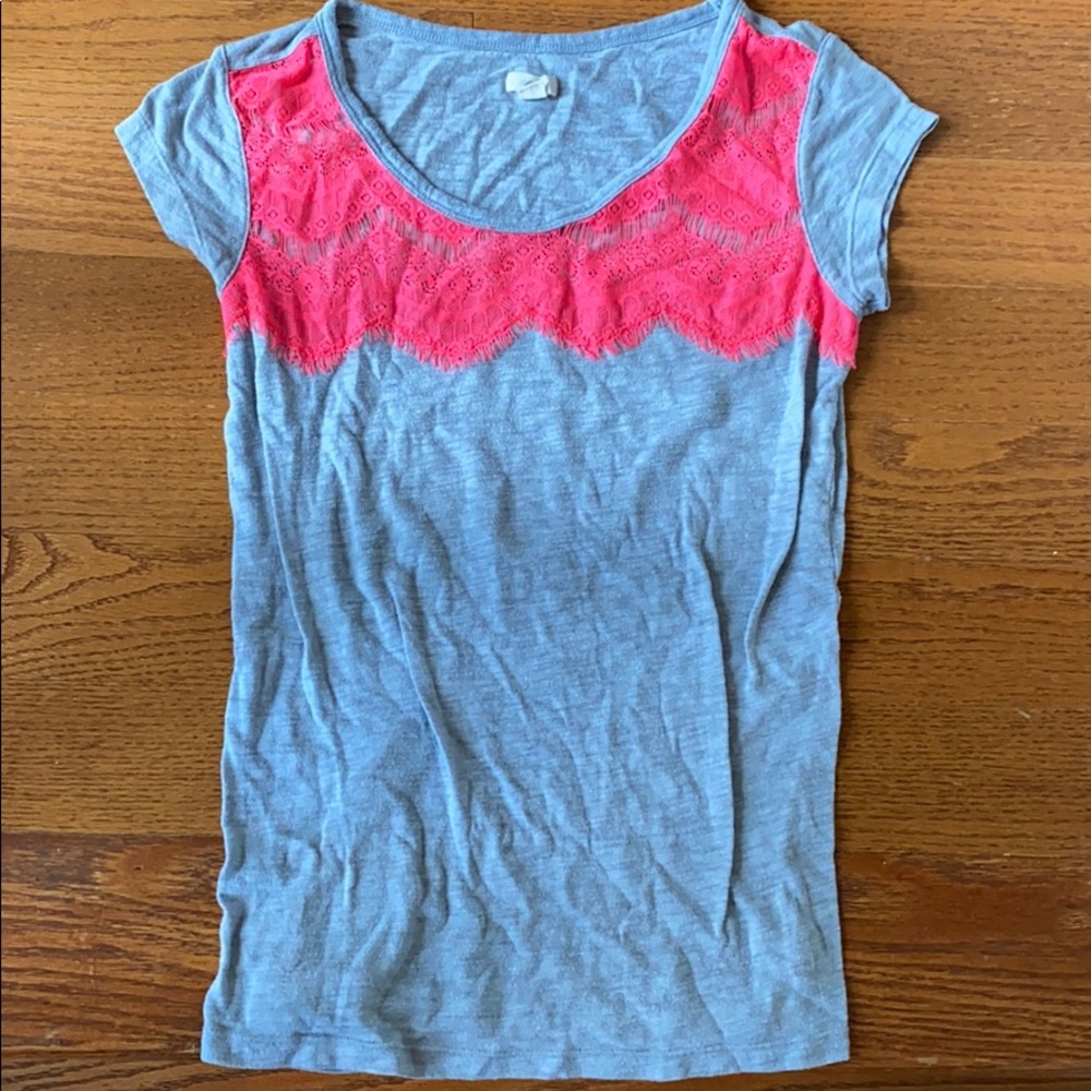 Aerie soft grey t shirt